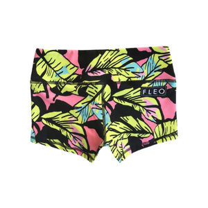 Fleo Miami Leaf Print Shorts NWT